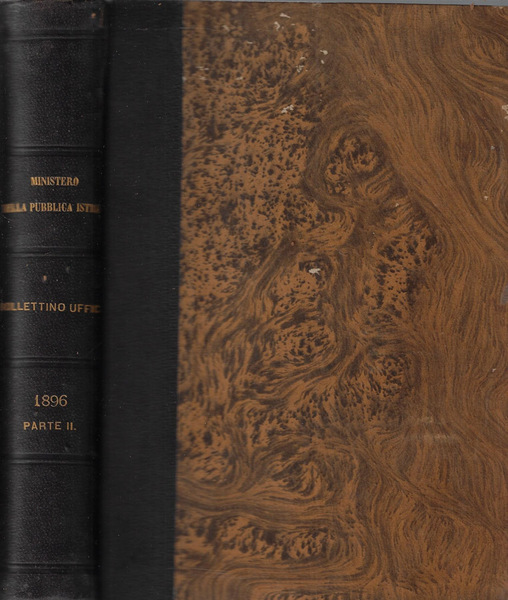 Bollettino ufficiale del Ministero dell'Istruzione Pubblica anno 1896 (luglio-dicembre)
