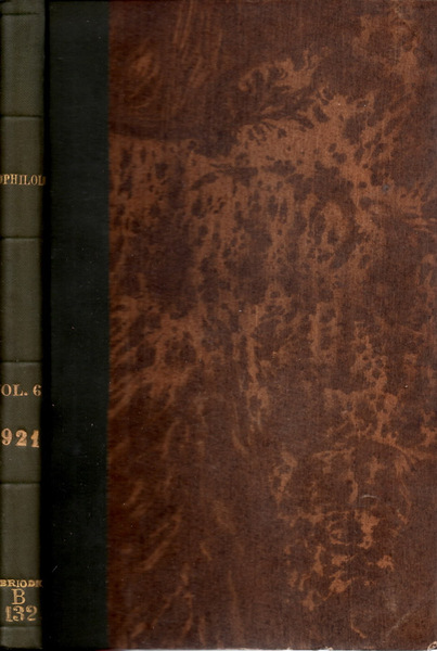 Neophilologus Vol 6 1921