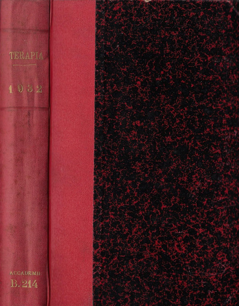 Terapia bollettino dell'Istituto sieroterapico milanese anno XXII (1932) N. 151-162