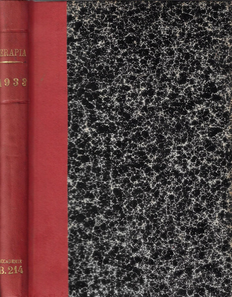 Terapia bollettino dell'Istituto sieroterapico milanese anno XXIII (1933) N. 163-174