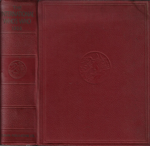 The international who's who 1938