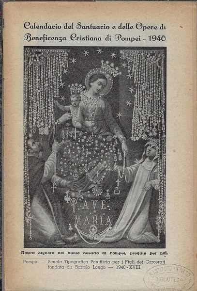 Calendario del Santuario e delle opere di beneficenza cristiana di …
