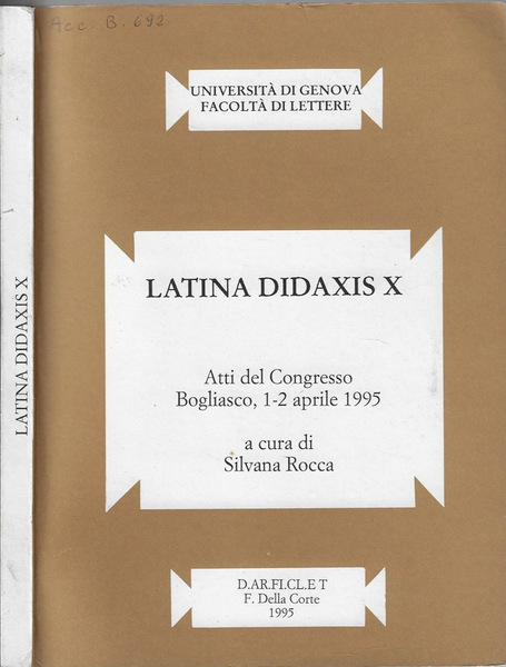 Latina didaxis X