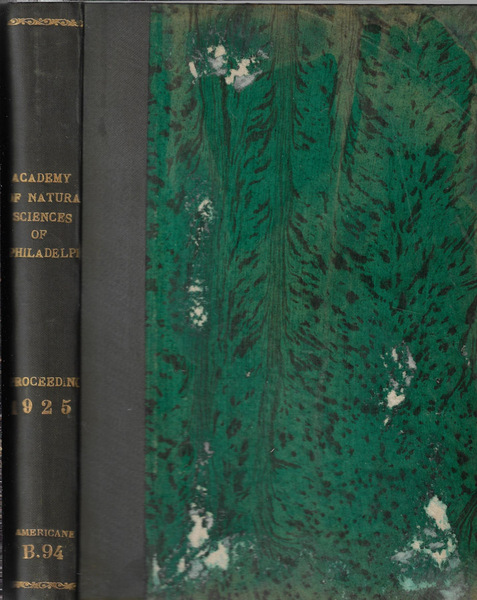 Proceedings of the Academy of Natural Sciences of Philadelphia Vol. …