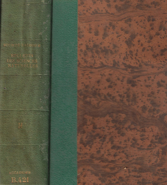 Bulletin de la Société Vaudoise des sciences naturelles Vol. 51 …