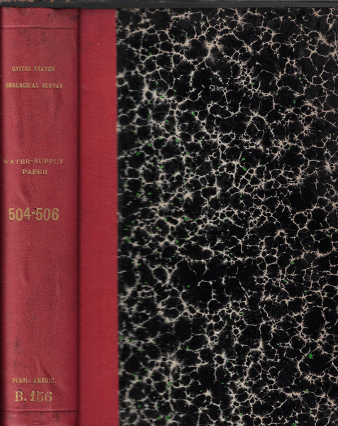 United States Geological Survey Water-Supply Paper 504, 505, 506