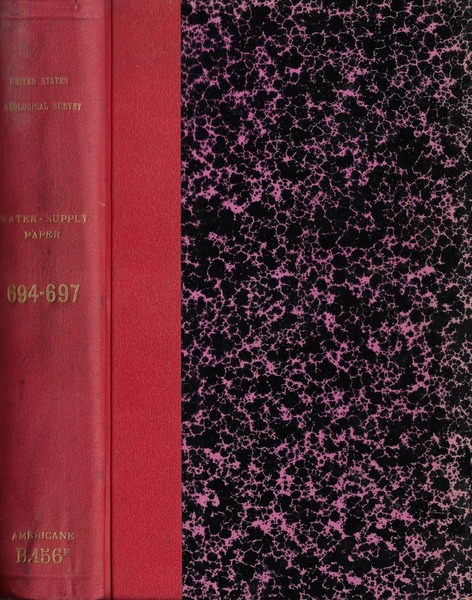 United States Geological Survey Water-Supply Paper 694, 695, 696, 697