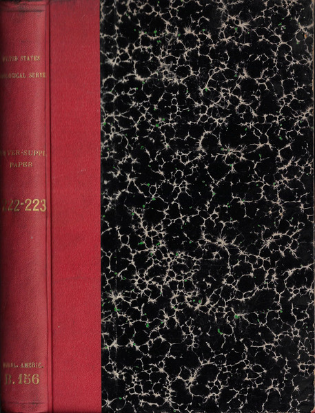 United States Geological Survey Water-Supply Paper 222, 223
