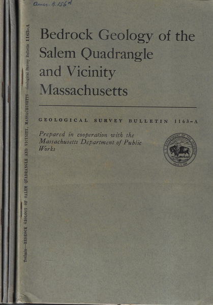 Geological Survey Bulletin 1163 A, B, C, D