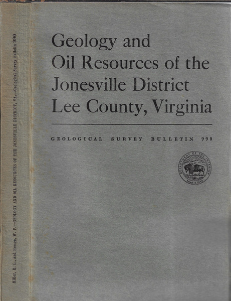 Geology and oil resources of the Jonesville district Lee County, …