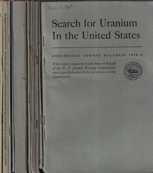 Geological survey bulletin 1030 A, B, C, D, E, F, …