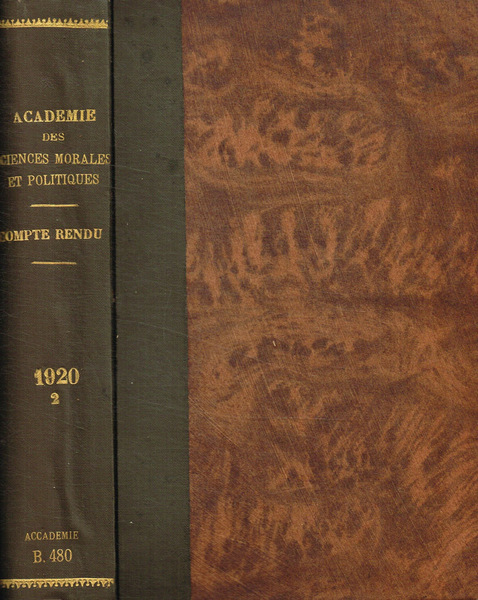 Séances et travaux de l'académie des sciences morales et politiques. …