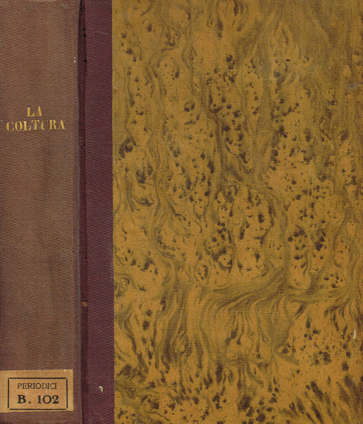 La Cultura. Anno IV vol.VI, 1885