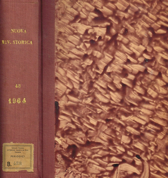 Nuova rivista storica. Volume XLVIII, anno 1964