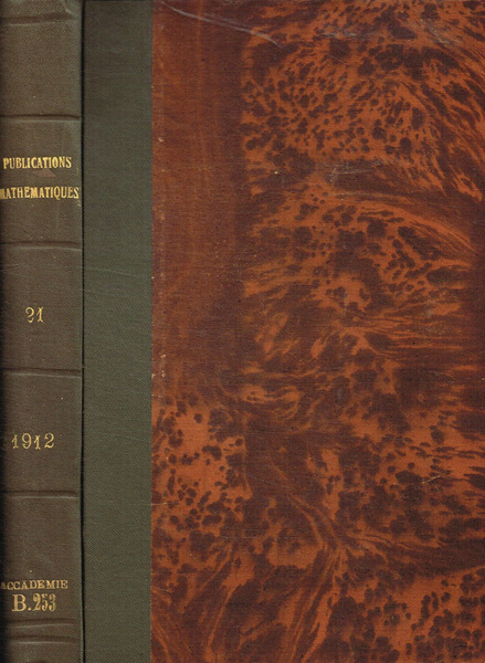 Revue semestrielle des publications mathematiques. Tome XXI parte I, II