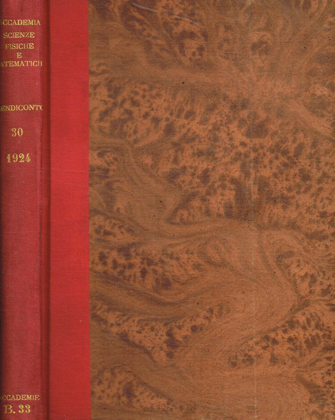 Rendiconto dell'accademia delle scienze fisiche e matematiche. Serie 3, Vol.XXX, …