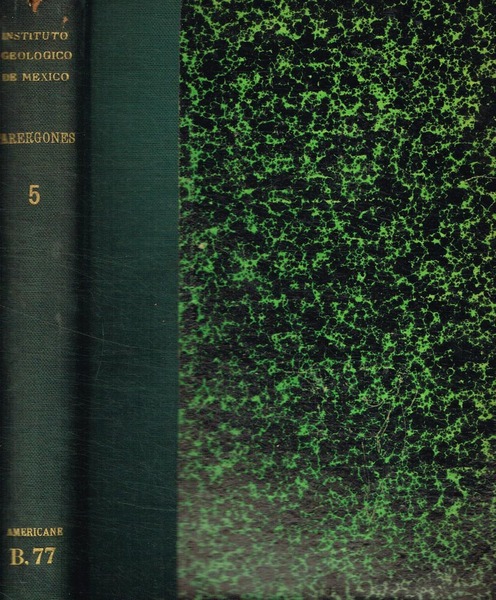 Parergones del instituto geologico de Mexico. Tomo V, 1913
