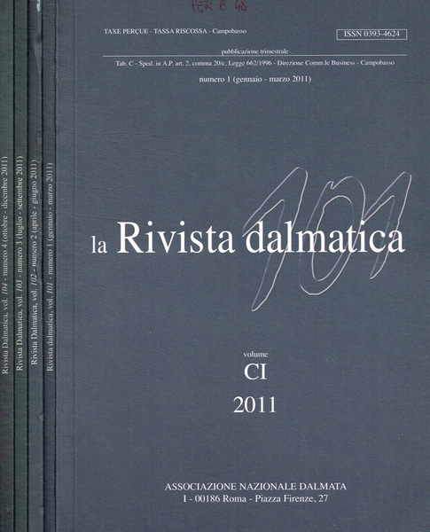 La rivista dalmatica. Anno 2011