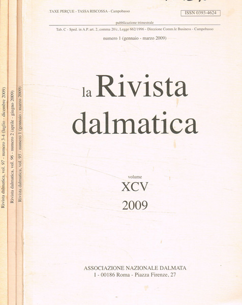 La rivista dalmatica. Anno 2009