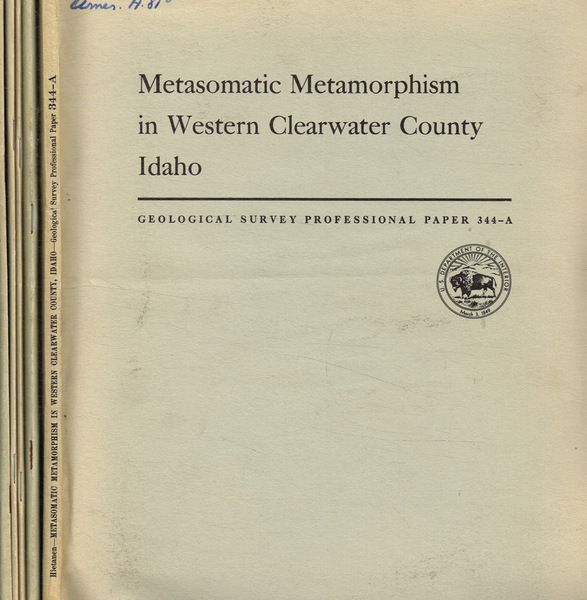 Geological survey professional paper 344 A-B-C-D-E