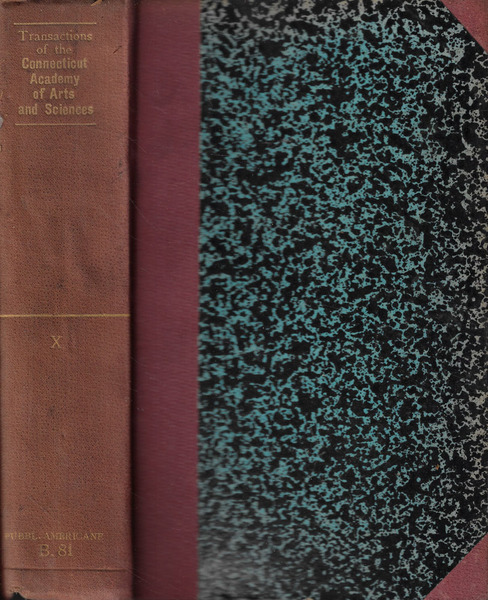 Transactions of the Connecticut Academy of Arts and Sciences Vol. …