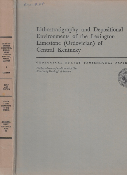 Lithostratigraphy and Depositional Environments of the Lexington Limestone (Ordovician) of …