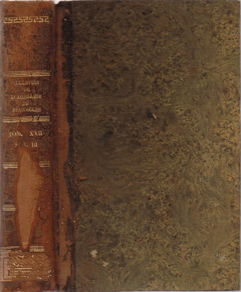 Bulletins de l'Académie Royale des Sciences, des Lettres et des …