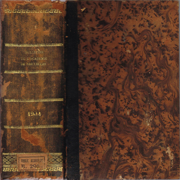 Bulletins de la classe des Sciences