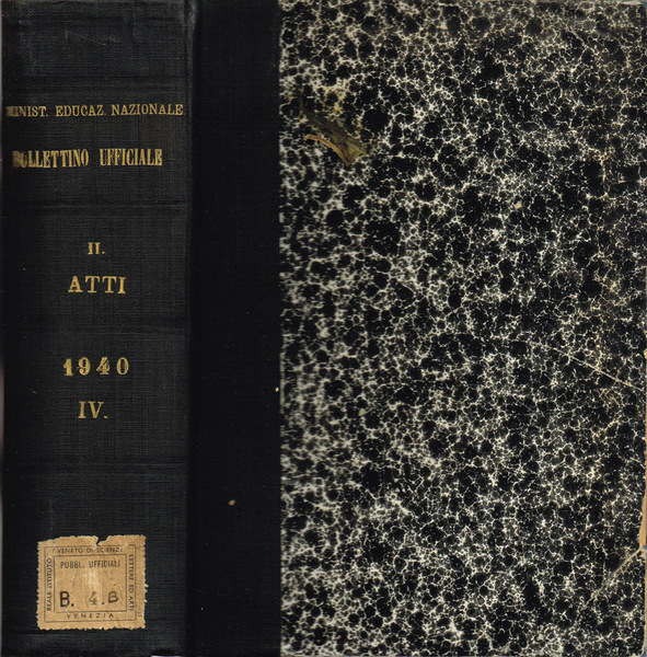 Bollettino ufficiale - Parte II. - Atti di Amministrazione