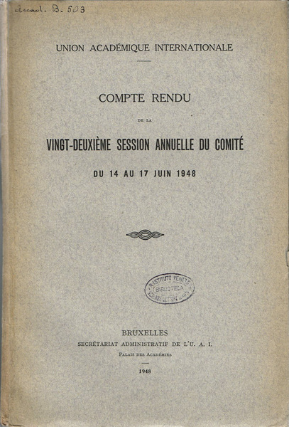 Compte rendu de la Vingt-Deuxième Session Annuelle du Comité