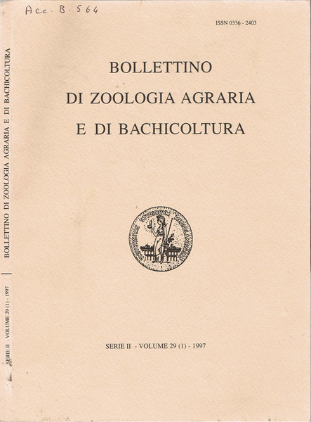 Bollettino di Zoologia Agraria e di Bachicoltura