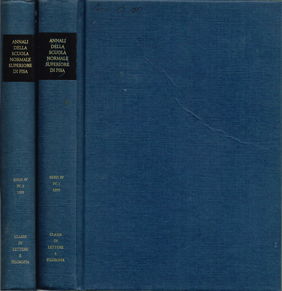 Annali della Scuola Normale Superiore di Pisa - Classe di …