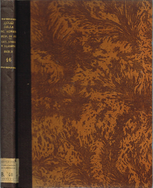Annali della Scuola Normale Superiore di Pisa