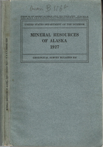 Mineral resources of Alaska