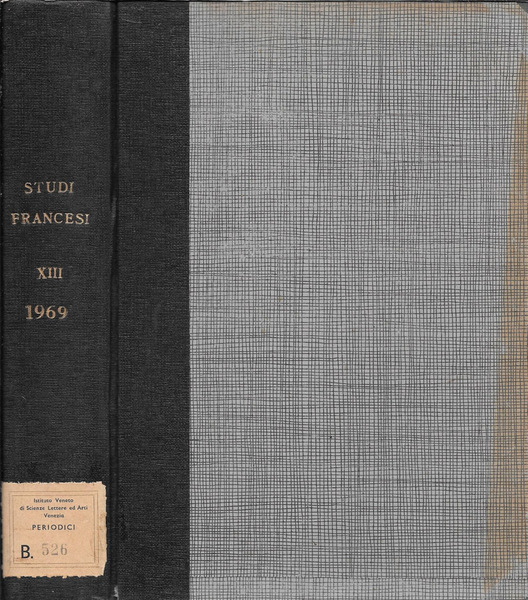 Studi francesi (Miscellanea)