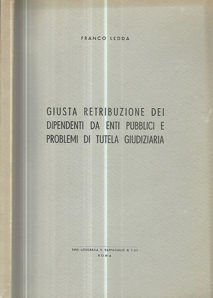 Giusta retribuzione dei dipendenti da enti pubblici e problemi di …