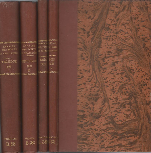 Annales des Ponts et Chausses (Anno 1931)