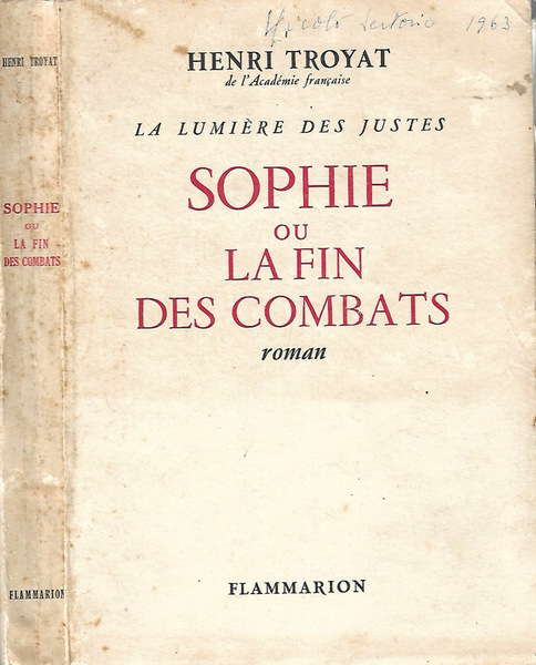 Sophie ou la fin des combats