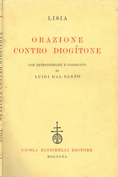 ORAZIONE CONTRO DIOGITONE
