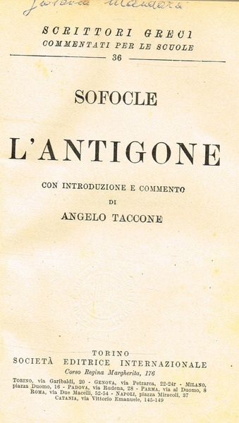 L'ANTIGONE