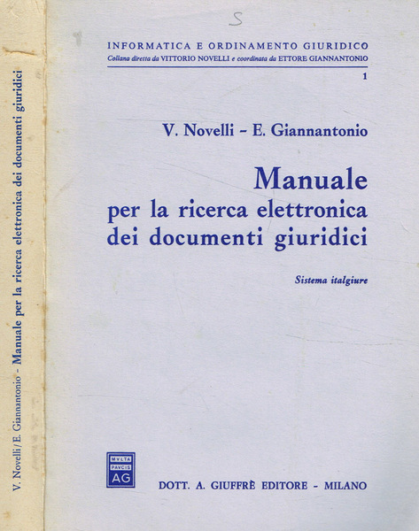 Manuale per la ricerca elettronica dei documenti giuridici