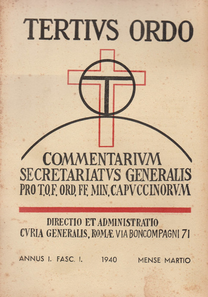 Tertius Ordo Annus I Fasc. I. 1940