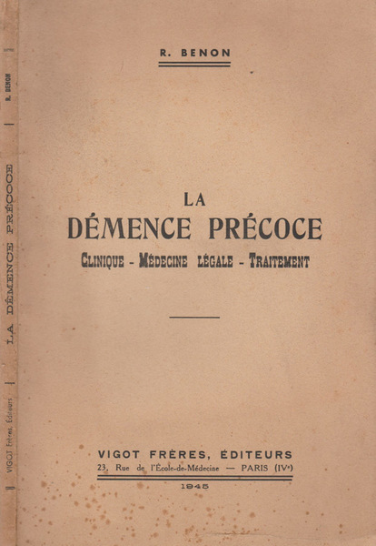 La dèmence précoce