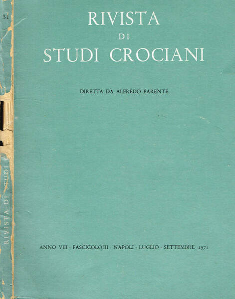 RIVISTA DI STUDI CROCIANI anno VIII fasc.III