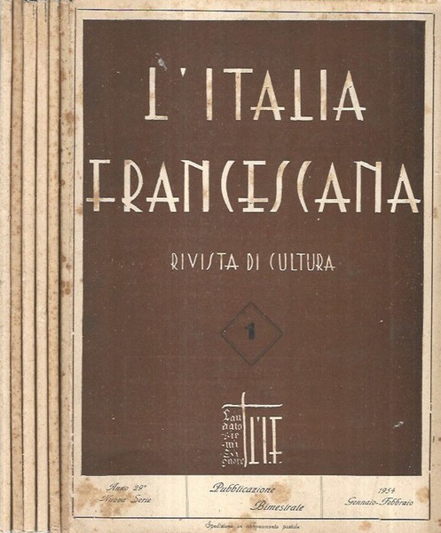 L'Italia Francescana 1954