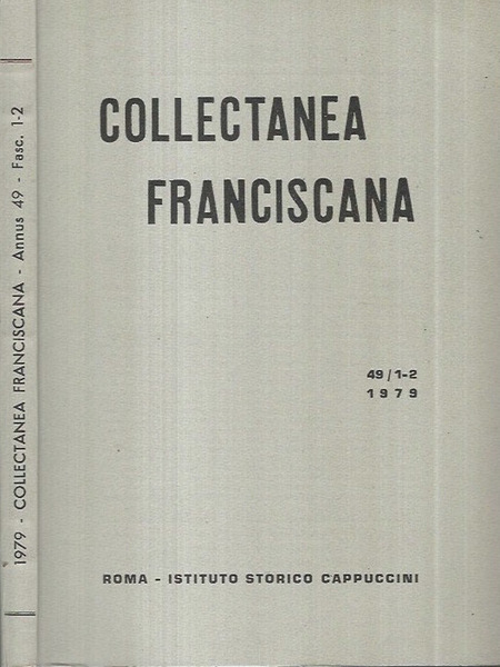 Collectanea Francescana 1979
