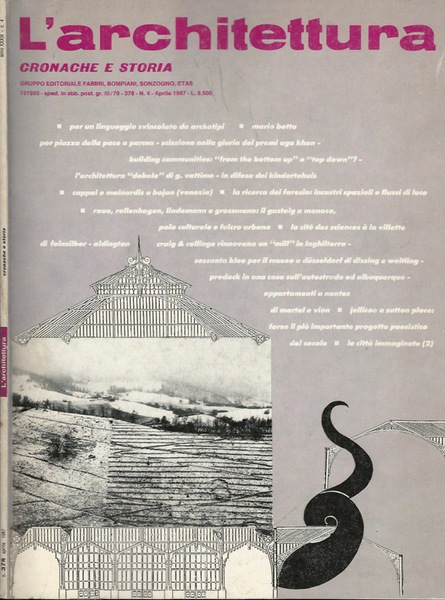 L'architettura cronaca e storia n. 378