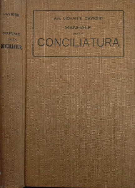 Manuale della conciliatura