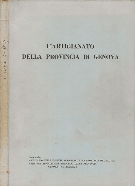 L'artigianato della provincia di Genova