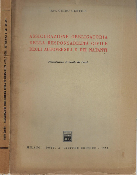 Assicurazione obbligatoria della responsabilità civile degli autoveicoli e dei natanti